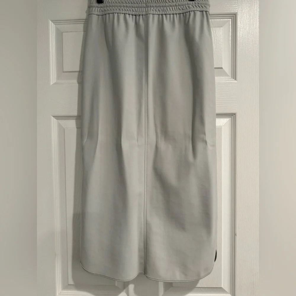 Zara Light Gray Midi Skirt